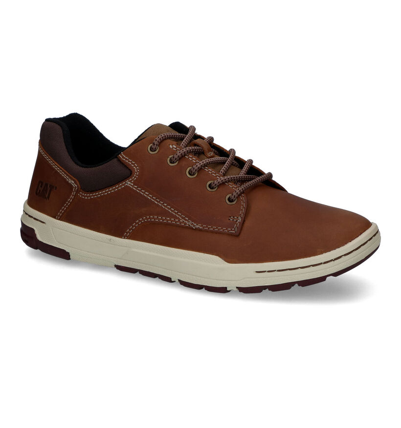 Caterpillar Colfax Chaussures à lacets en Cognac en cuir (312660)