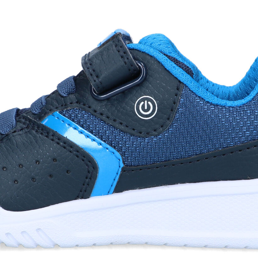 Geox Illuminus Blauwe Sneakers voor jongens (320632) - geschikt voor steunzolen