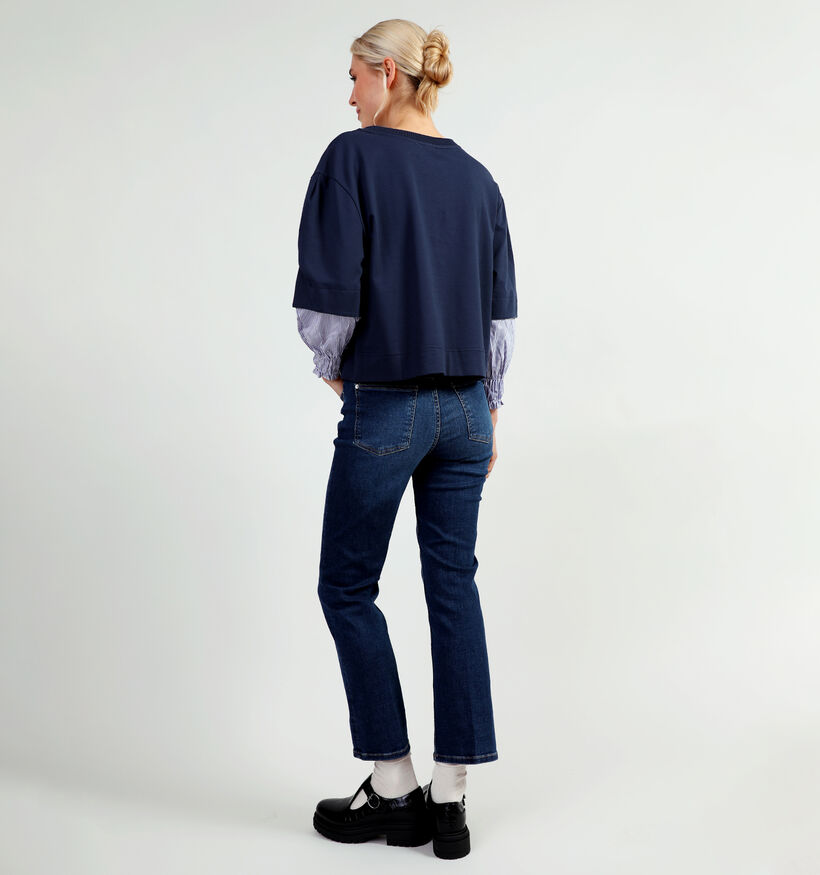 comma casual identity Straight leg jeans en Bleu pour femmes (345673)
