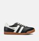 Gola Elan Leather Baskets en Noir pour garçons (360802) - pour semelles orthopédiques