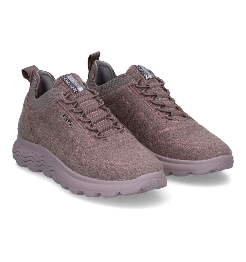 Geox Spherica Baskets en Rosé pour femmes (313661) - pour semelles orthopédiques