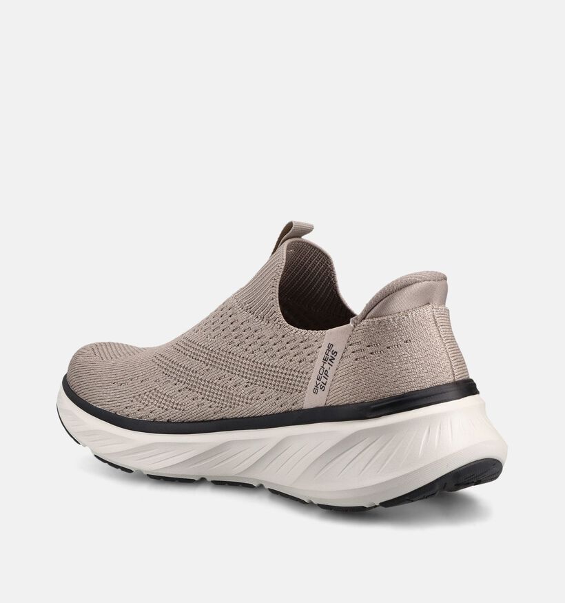 Skechers Edgeridge Commissioner Taupe Slip-on Sneakers voor heren (367491)