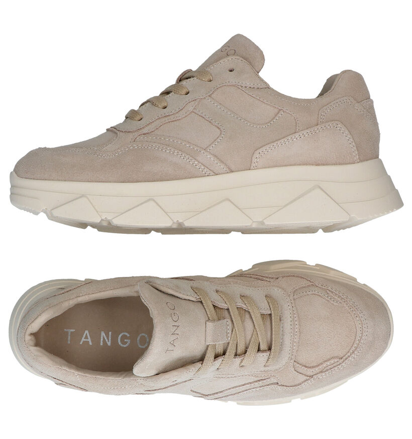 Tango Kady Fat Beige Sneakers in nubuck (298493)