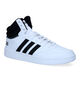 adidas Hoops 3.0 Mid Witte Hoge Sneakers voor heren (308454)