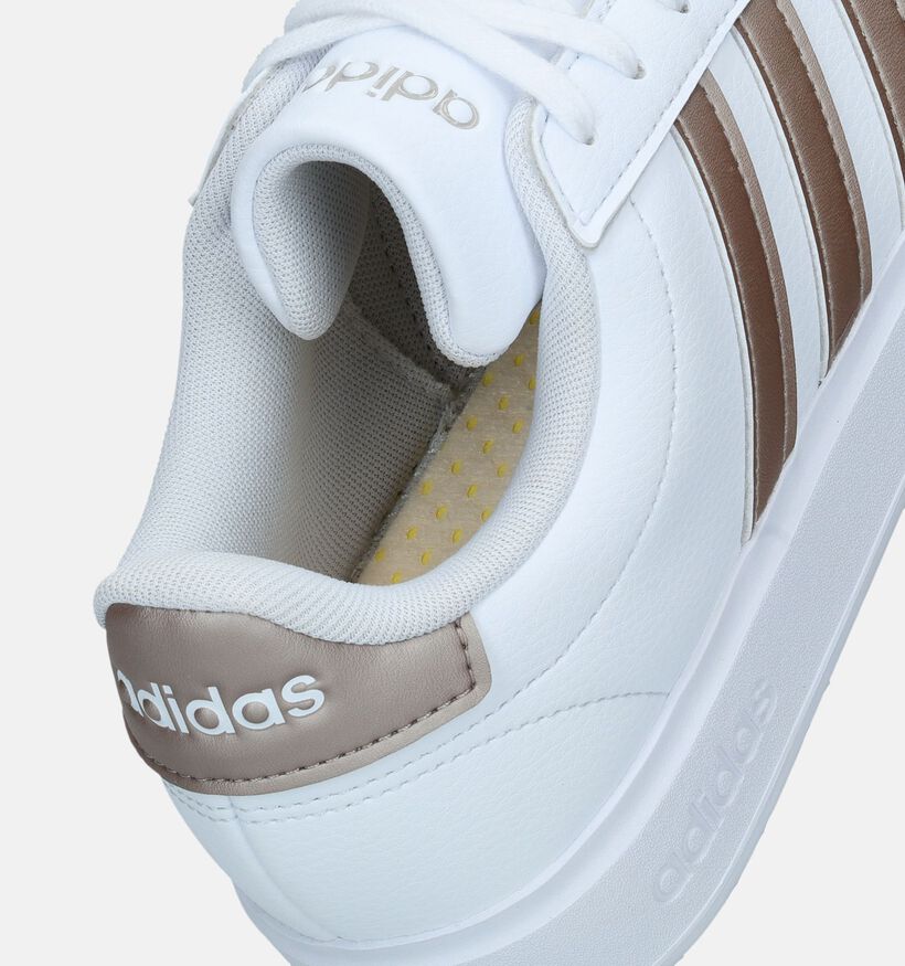 adidas Grand Court 2.0 Baskets en Blanc pour femmes (341451) - pour semelles orthopédiques