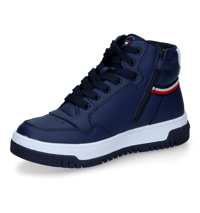 Tommy Hilfiger Chaussures hautes en Bleu foncé en simili cuir (314502)