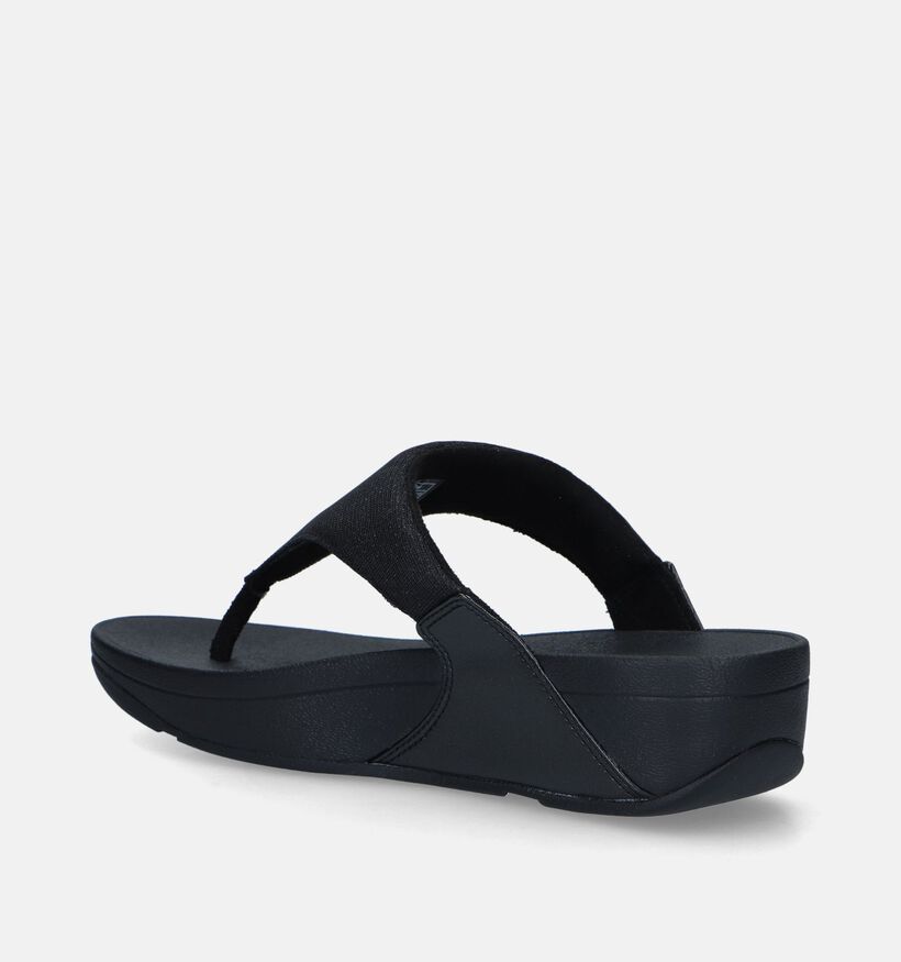 FitFlop Lulu Shimmerlux Tongs en Noir pour femmes (336961)