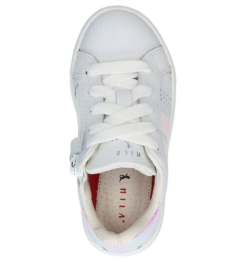 Witte Sneakers Milo & Mila in leer (271093)