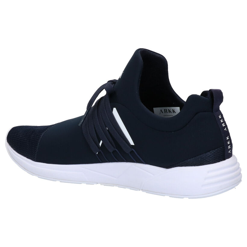 ARKK Raven Mesh Blauwe Slip-on Sneakers in stof (271002)