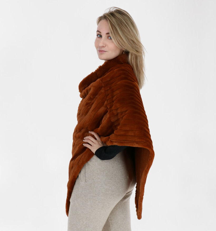 Via Limone Cognac Poncho (291634)