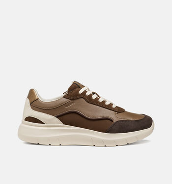 Geox Respira Low Baskets Marron/Vert