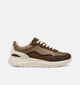 Geox Plummery Bruine/Taupe Sneakers voor dames (376389) - geschikt voor steunzolen