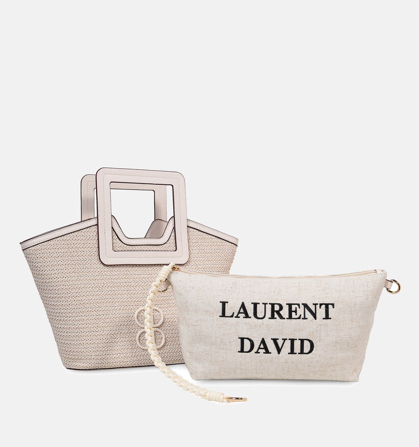 Laurent David Celine 952 Sac à main en Beige pour femmes (358024)