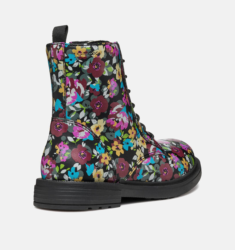 Geox Eclair Bottines en Noir pour filles (344526) - pour semelles orthopédiques