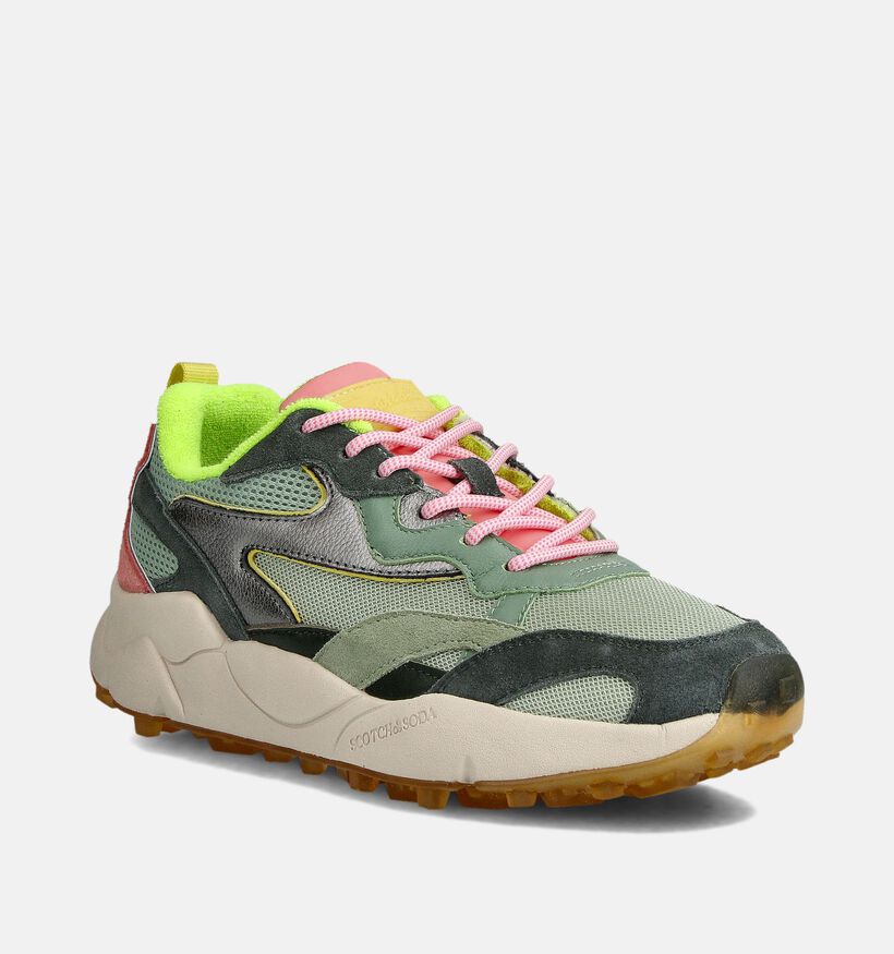 Scotch & Soda Mount Baskets en Vert pour femmes (369335) - pour semelles orthop&eacute;diques