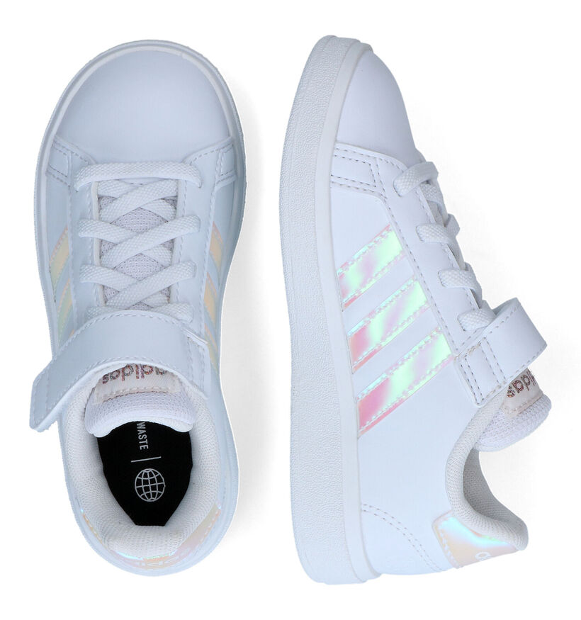 adidas Grand Court 2.0 Witte Sneakers voor meisjes (315008) - geschikt voor steunzolen