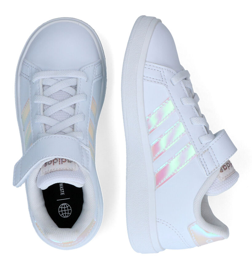 adidas Grand Court 2.0 EL Baskets en Blanc pour filles (324671)