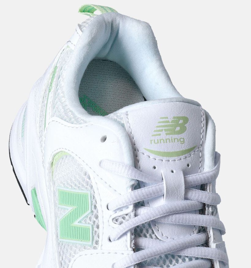 New Balance GR 530 Baskets en Argent pour filles, garçons (350580) - pour semelles orthopédiques