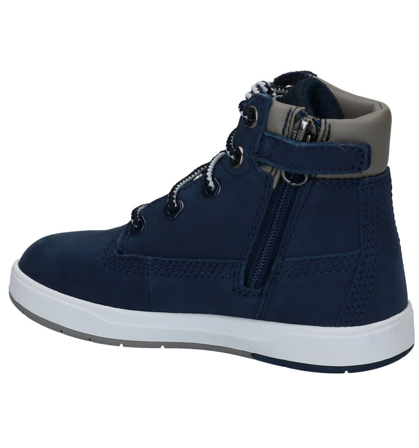 Timberland Davis Square 6 Inch Zwarte Bottines voor jongens (293805) - geschikt voor steunzolen