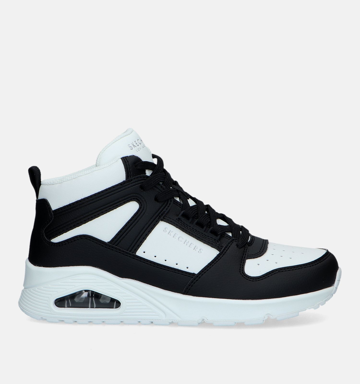 Zwarte skechers outlet