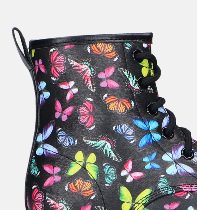 Skechers Gravlen Butterfly Squad Zwarte Boots voor meisjes (327980)
