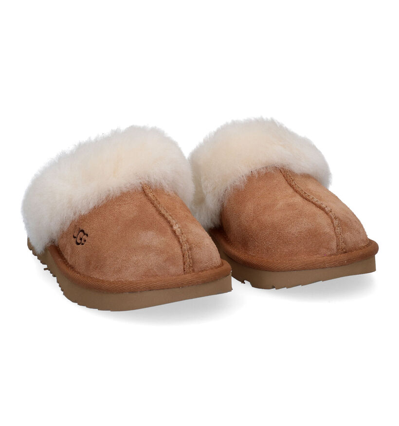 UGG Cozy II Cognac Pantoffels in daim (294863)
