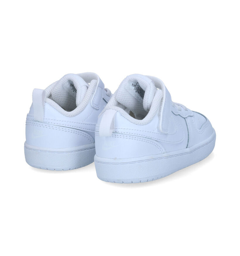 Nike Court Borough Witte Sneakers voor jongens, meisjes (322316)