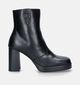 NeroGiardini Bottines avec talon carré en Noir pour femmes (345559)