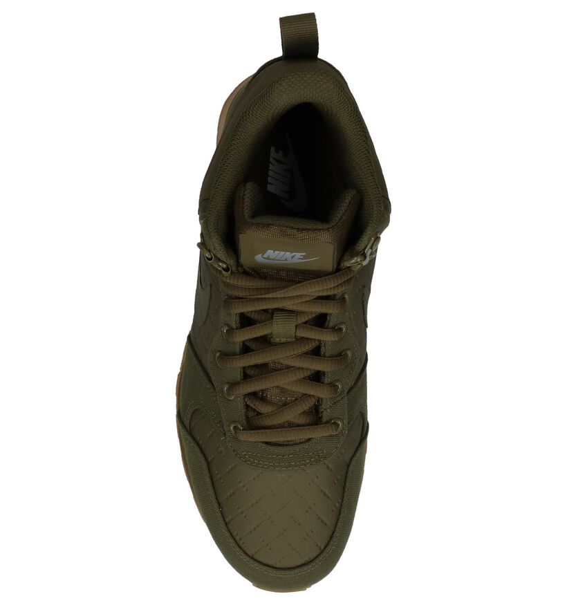 Kaki Hoge Sneakers Nike MD Runner 2 in kunstleer (233336)