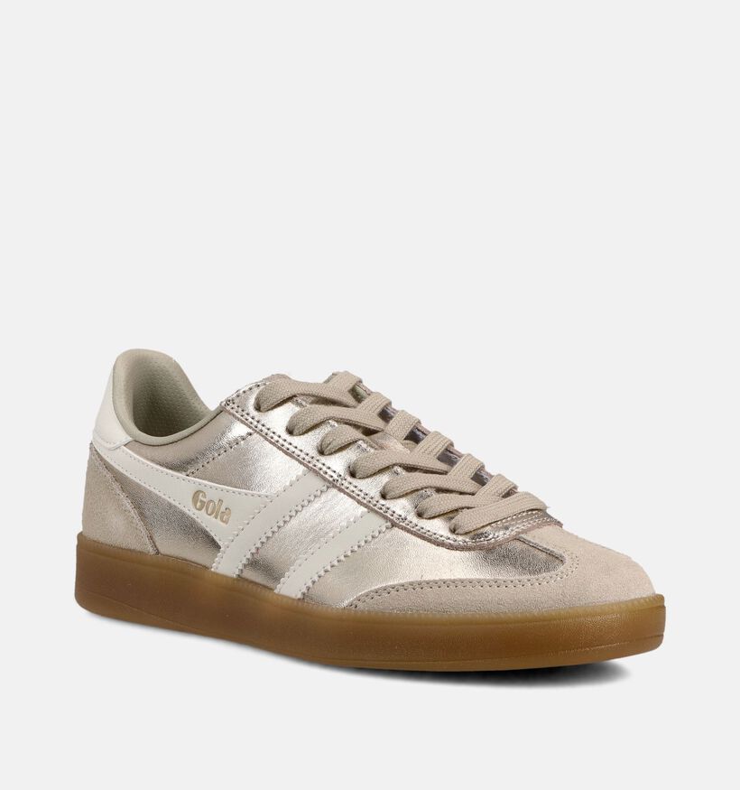 Gola Viper Metallic Gouden Sneakers voor dames (368333) - geschikt voor steunzolen