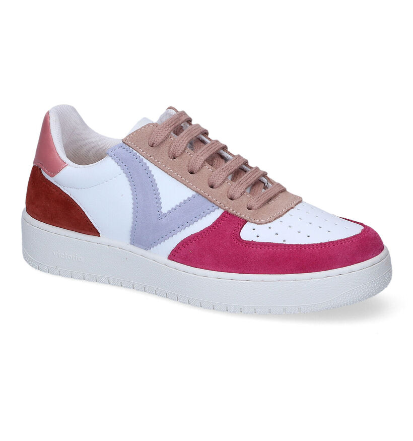 Victoria Witte Sneakers in leer (320789)