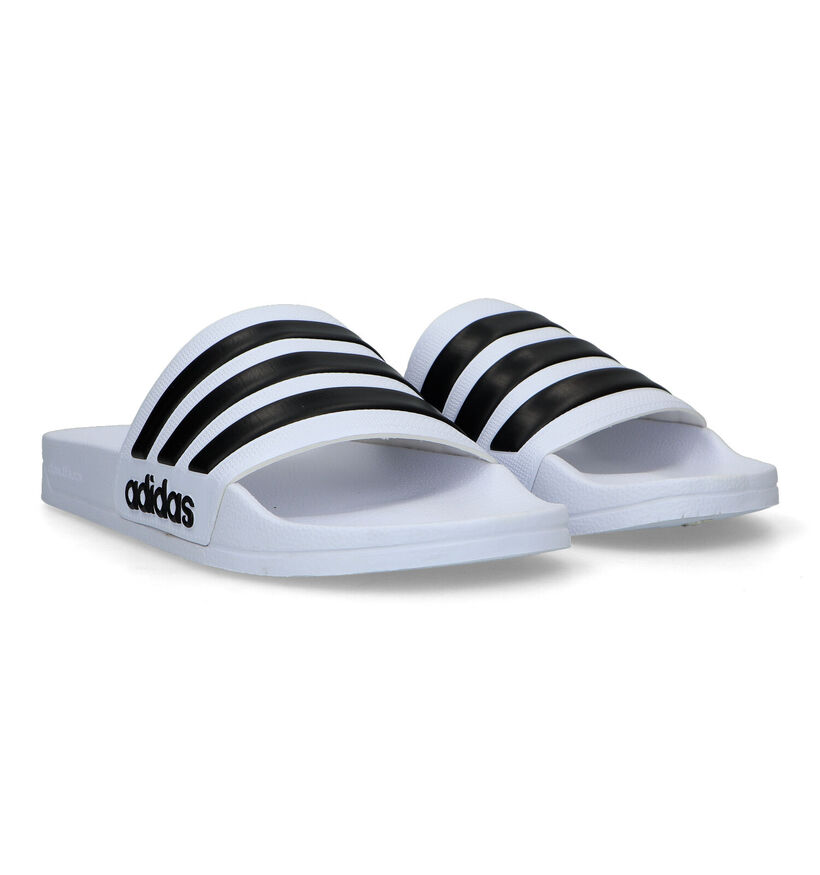 adidas Adilette Witte Badslippers voor dames (301979)