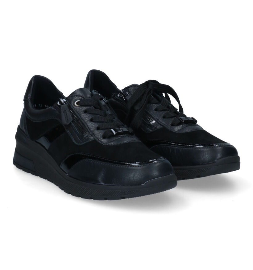 Ara Neapel Tron Zwarte Sneakers voor dames (316210) - geschikt voor steunzolen