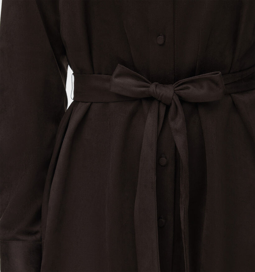 Vero Moda Katty Robe mi-longues en Brun fonc&eacute; pour femmes (379705)