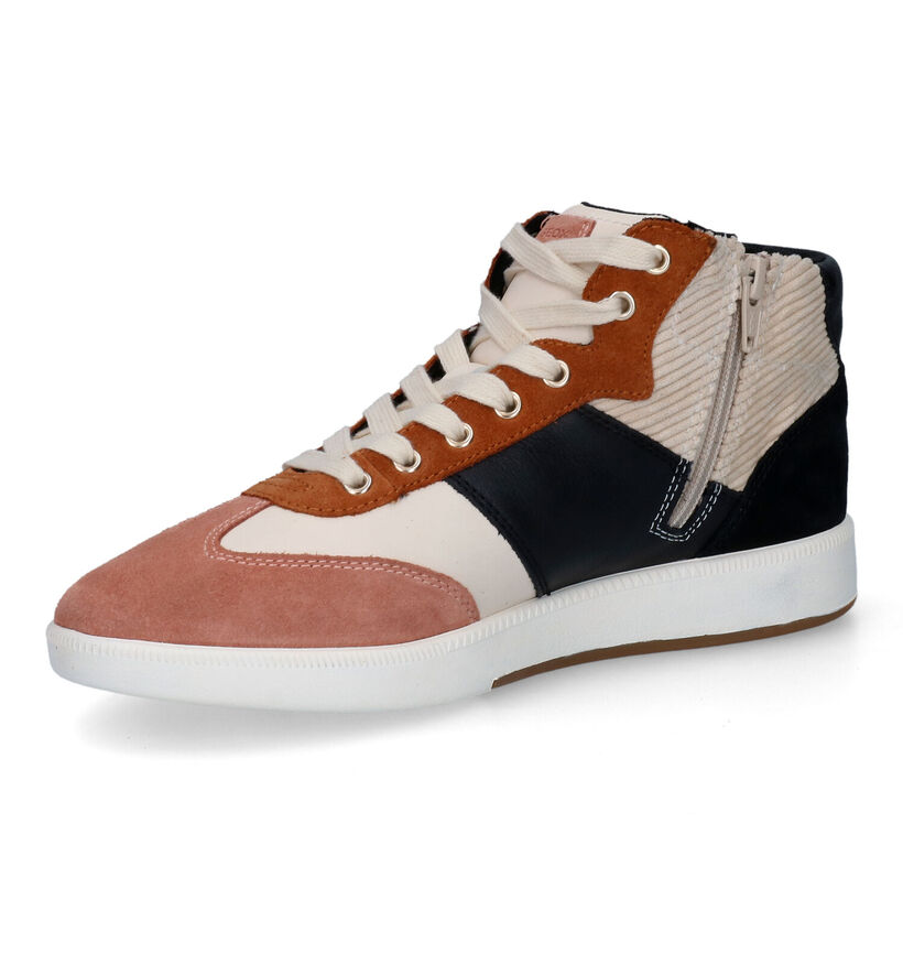 Geox Meleda Baskets en Ecru pour femmes (313664) - pour semelles orthopédiques