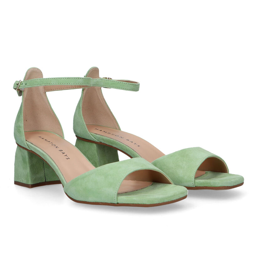 Hampton Bays Groene Sandalen met gesloten hiel voor dames (324188)