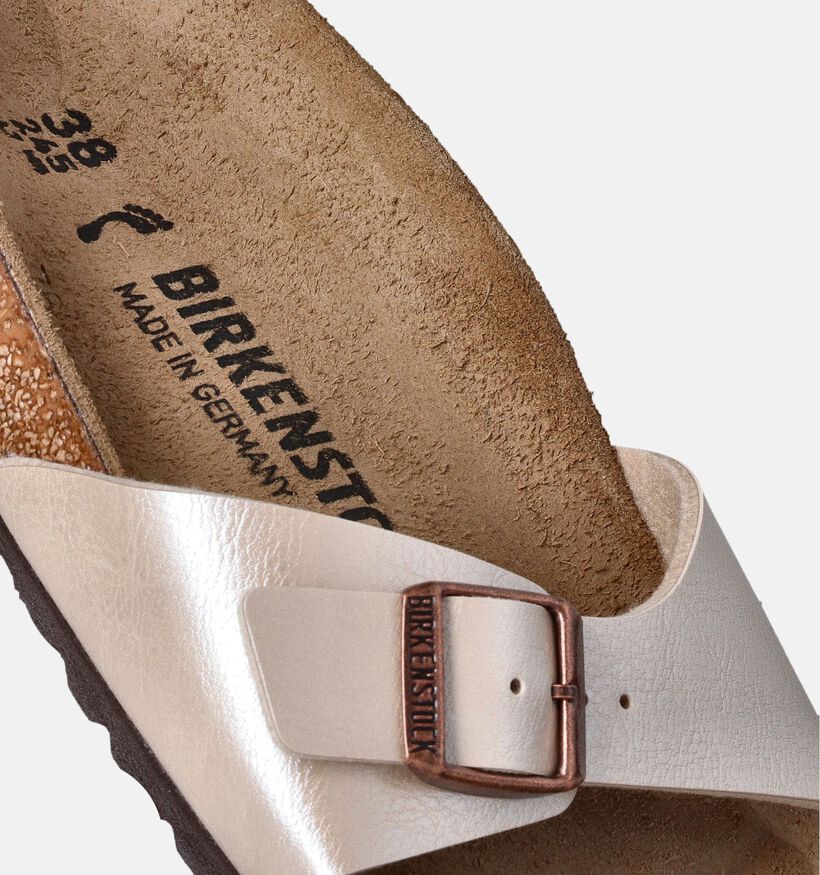 Birkenstock Madrid Nu-pieds en Écru pour femmes (350899)