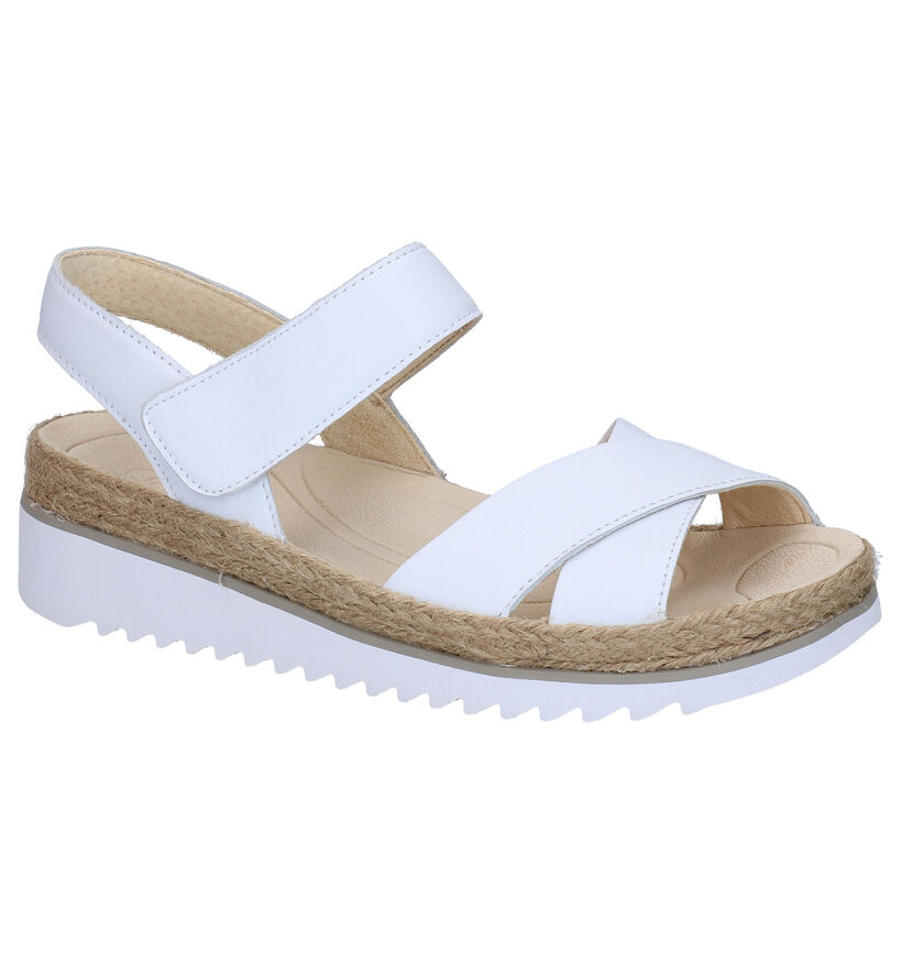 Gabor Best Fitting Witte Sandalen in leer (271620)