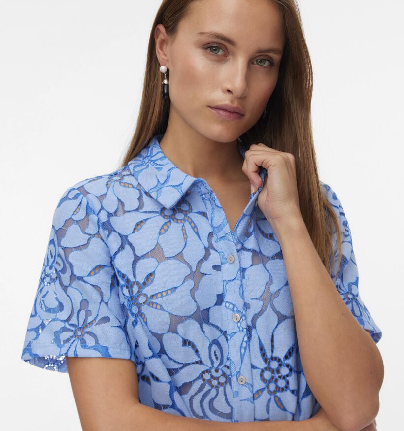 Vero Moda Mikka Blauwe Blouse voor dames (369391)