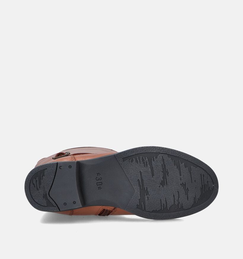 Milo & Mila Bottes hautes en Cognac pour filles (347006)