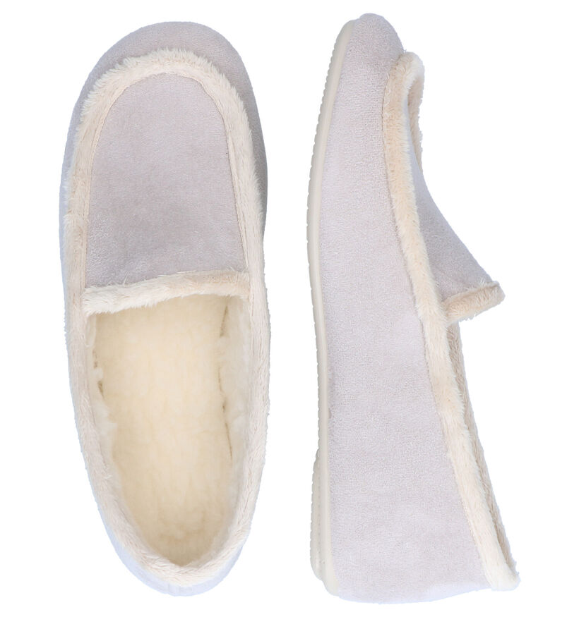 Torfs Home Pantoufles fermées en Gris pour femmes (317495)