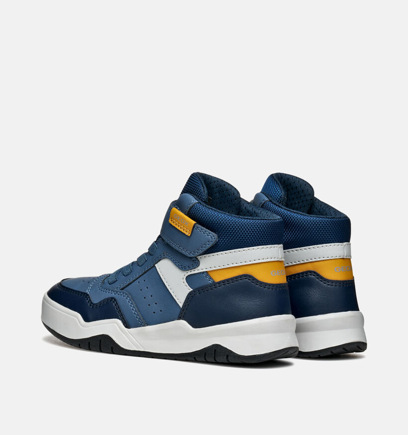 Geox Perth Blauwe Veterschoenen voor jongens (361931) - geschikt voor steunzolen