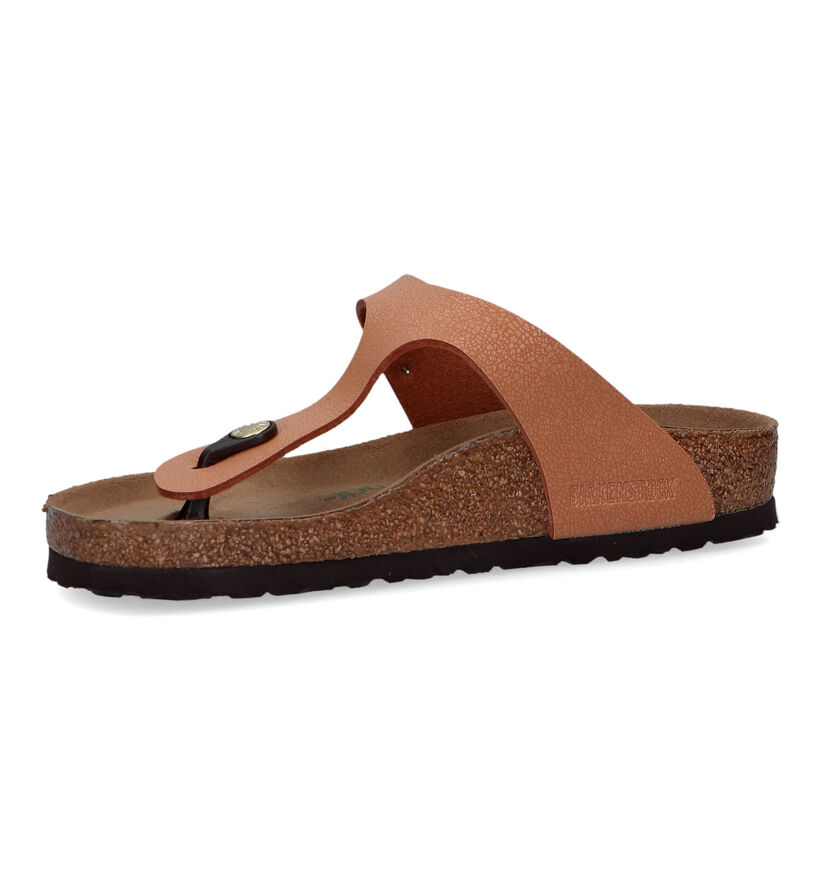 Birkenstock Gizeh Tongs en Or pour femmes (339534)