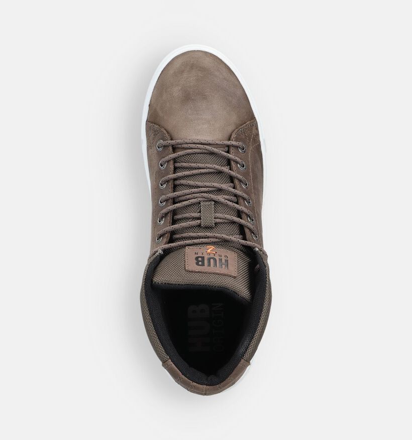 Hub Boots à lacets en Marron pour hommes (363635) - pour semelles orthopédiques