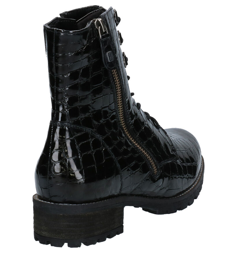 Helioform Zwarte Boots in lak (262415)