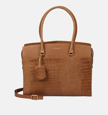 Burkely Sacs ordinateur Noir/Cognac