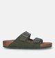 Birkenstock Arizona Vegan Blauwe Slippers in kunstleer (322413)