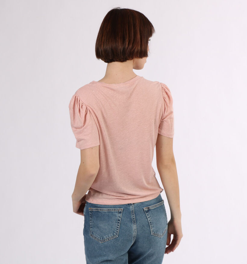 Van Der Rock T-shirt en Rose (299466)