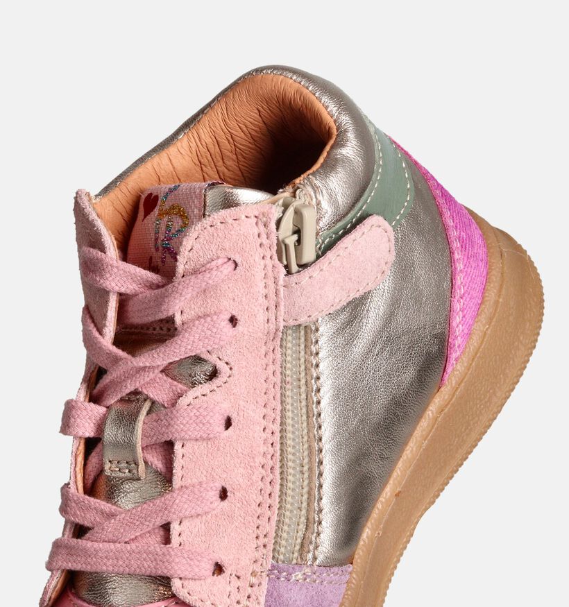 FR by Romagnoli Roze Hoge Sneakers voor meisjes (362374) - geschikt voor steunzolen