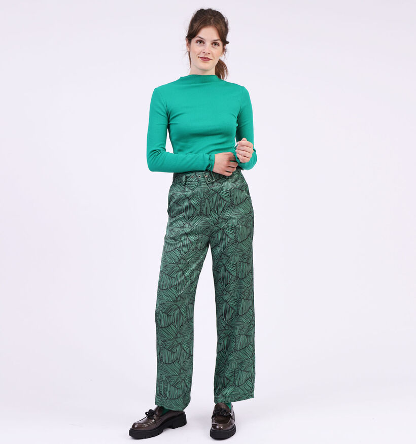 Vila Surine Groene Wijde Broek voor dames (317922)